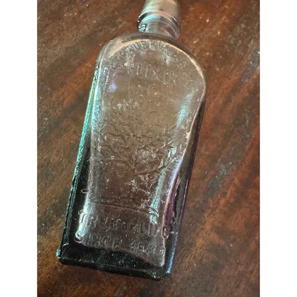 2 Vintage Miniature Purple Elixir and Medicine Bottles - Picture 11 of 11